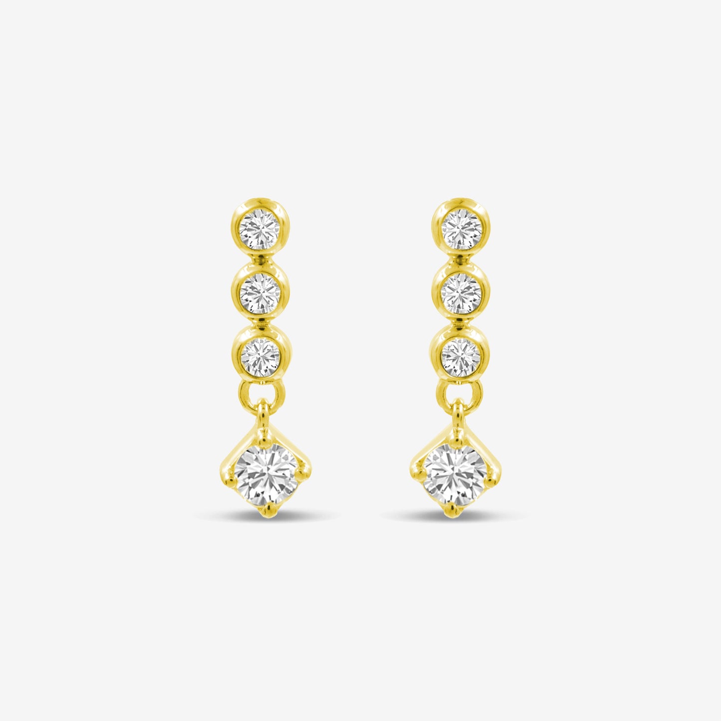 Sparkling Squares Earrings