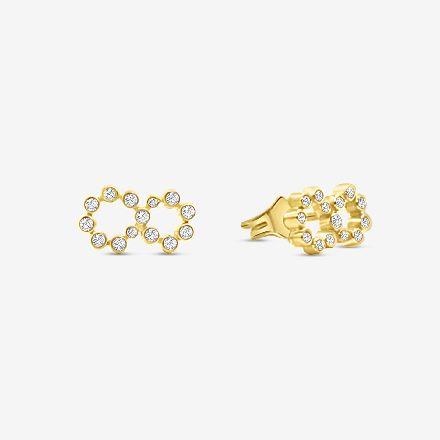 Infinity Stud Earrings