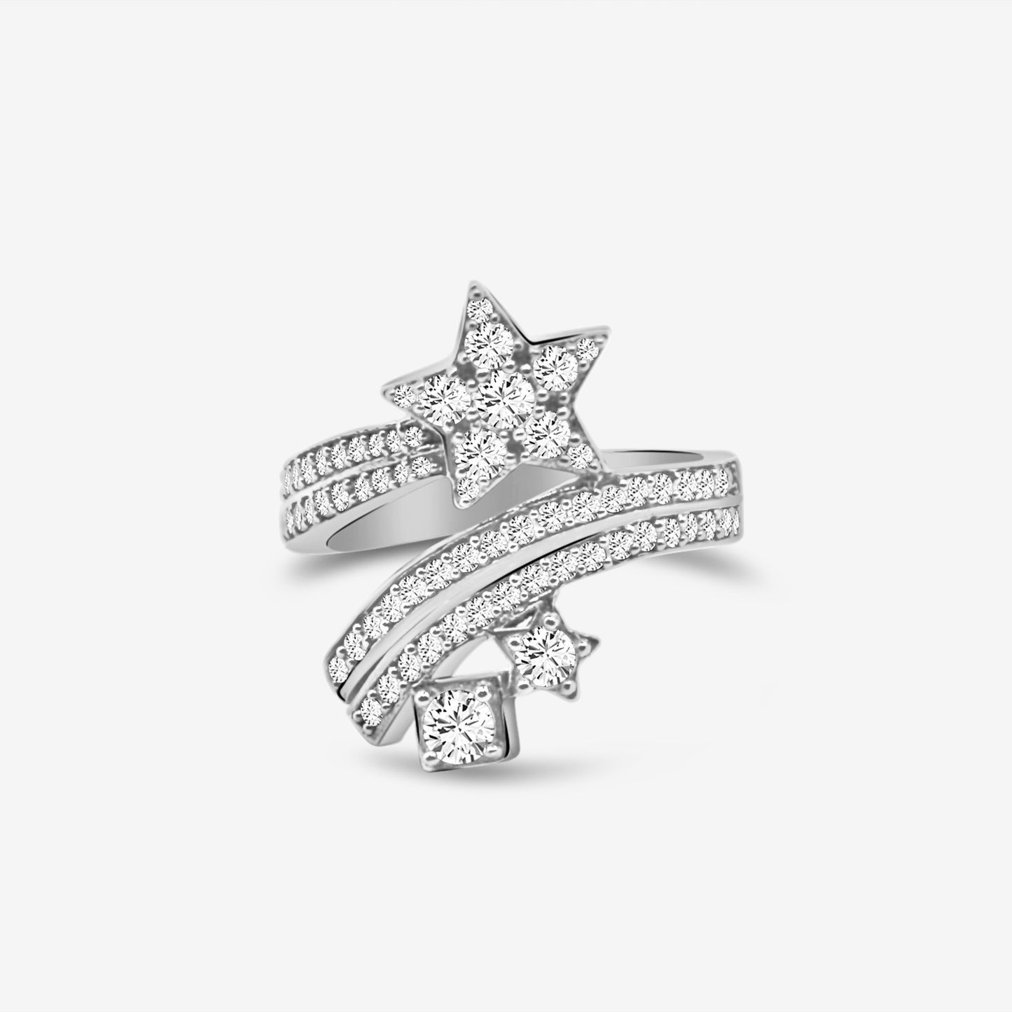 Shooting Star Ring Silver