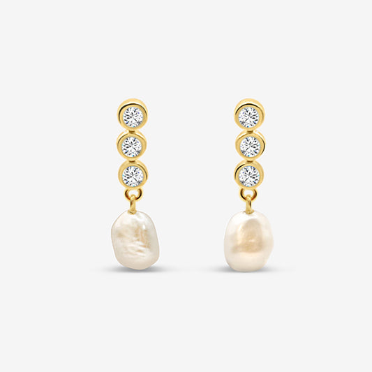 Baroque Pearl Drop Earrings