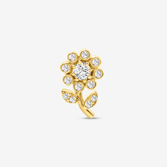 Single Flower Stud - Right