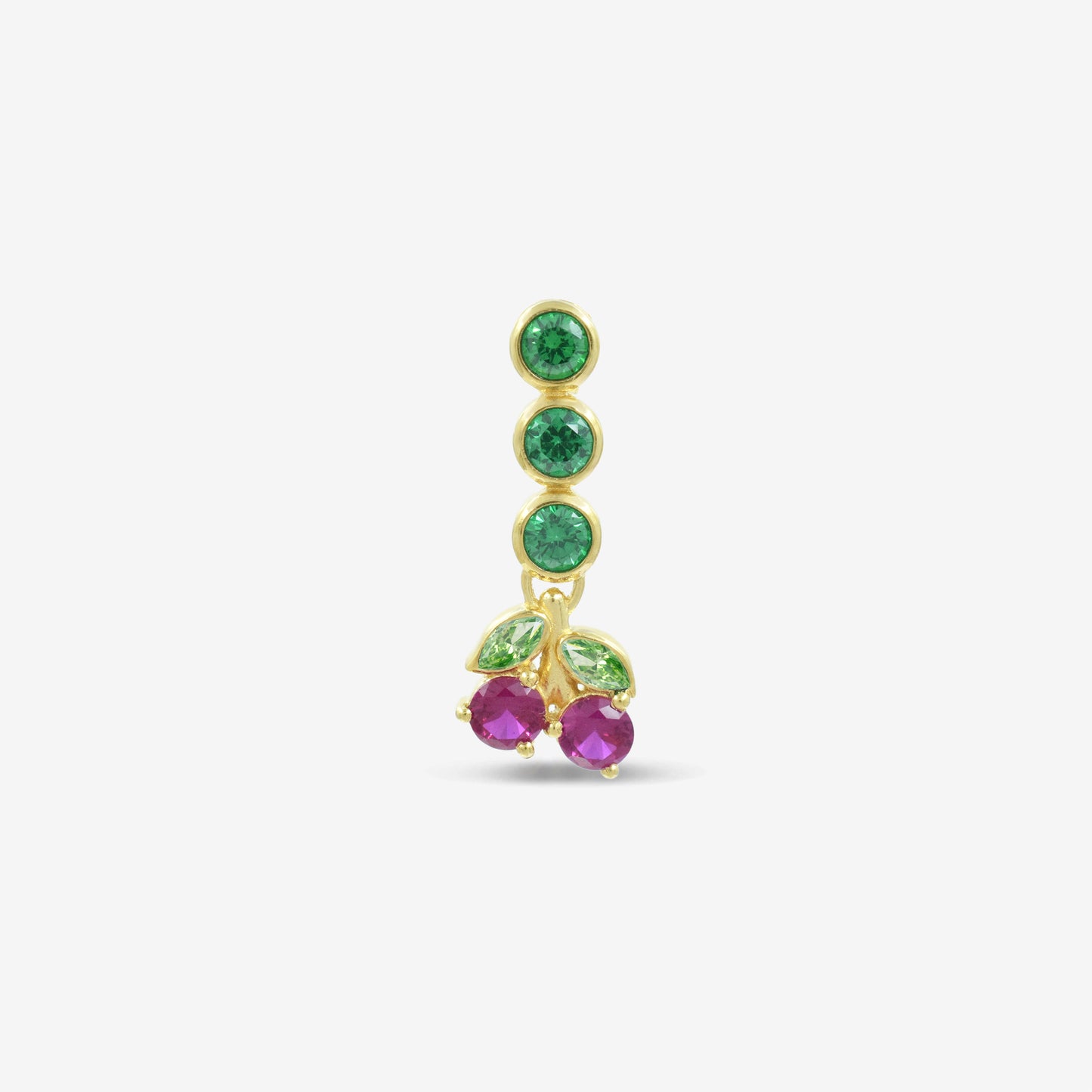 Single Cherry Earring