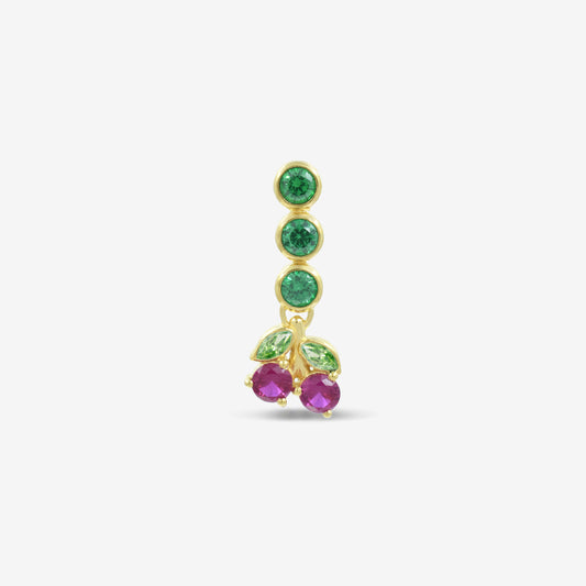 Single Cherry Earring