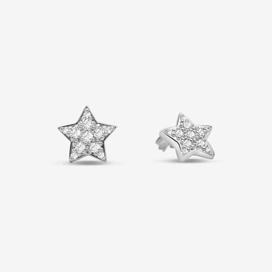 Pavé Star Large Silver