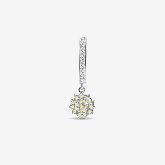 Symbol Single Hoop - Sun Silver