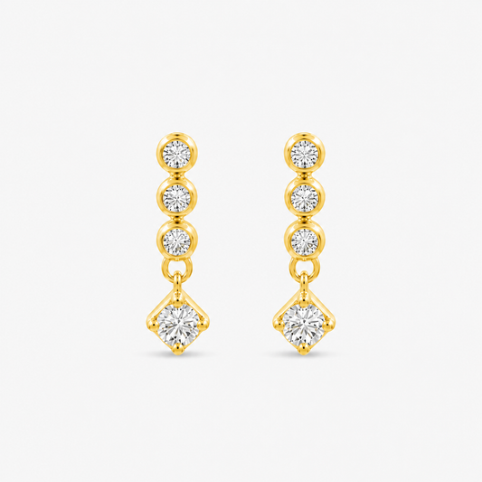 Sparkling Squares Earrings