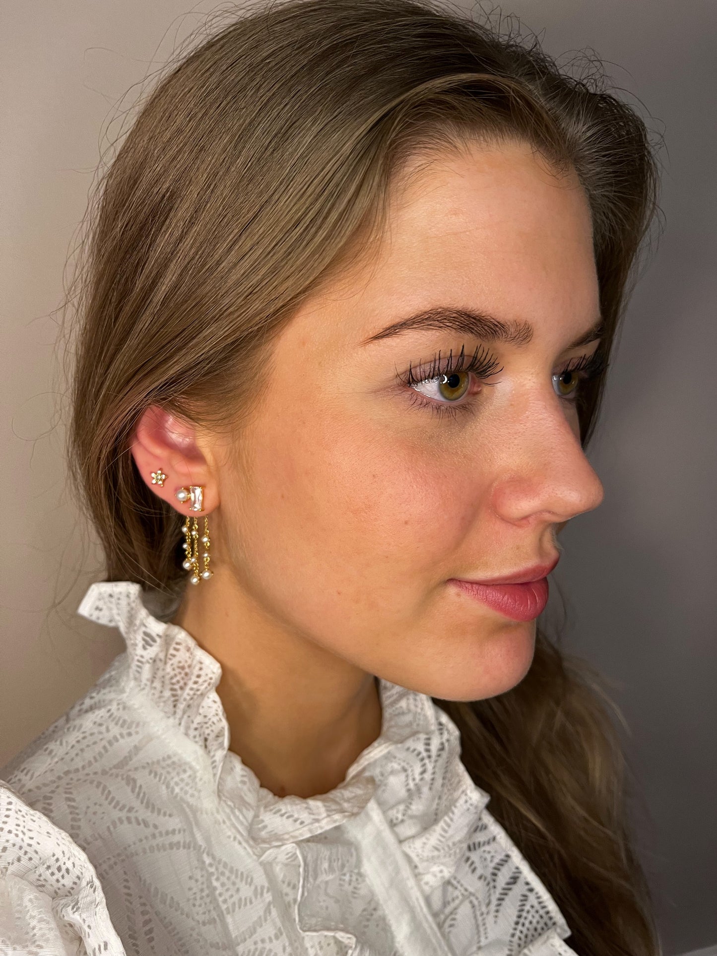 Baquette Stud Earrings