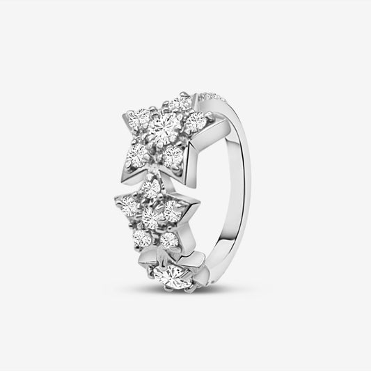 Multi Stars Ring Silver