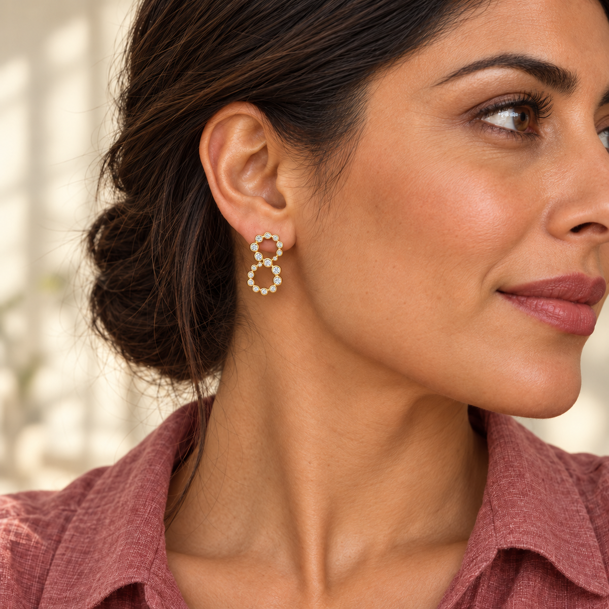 Infinity Large Earrings