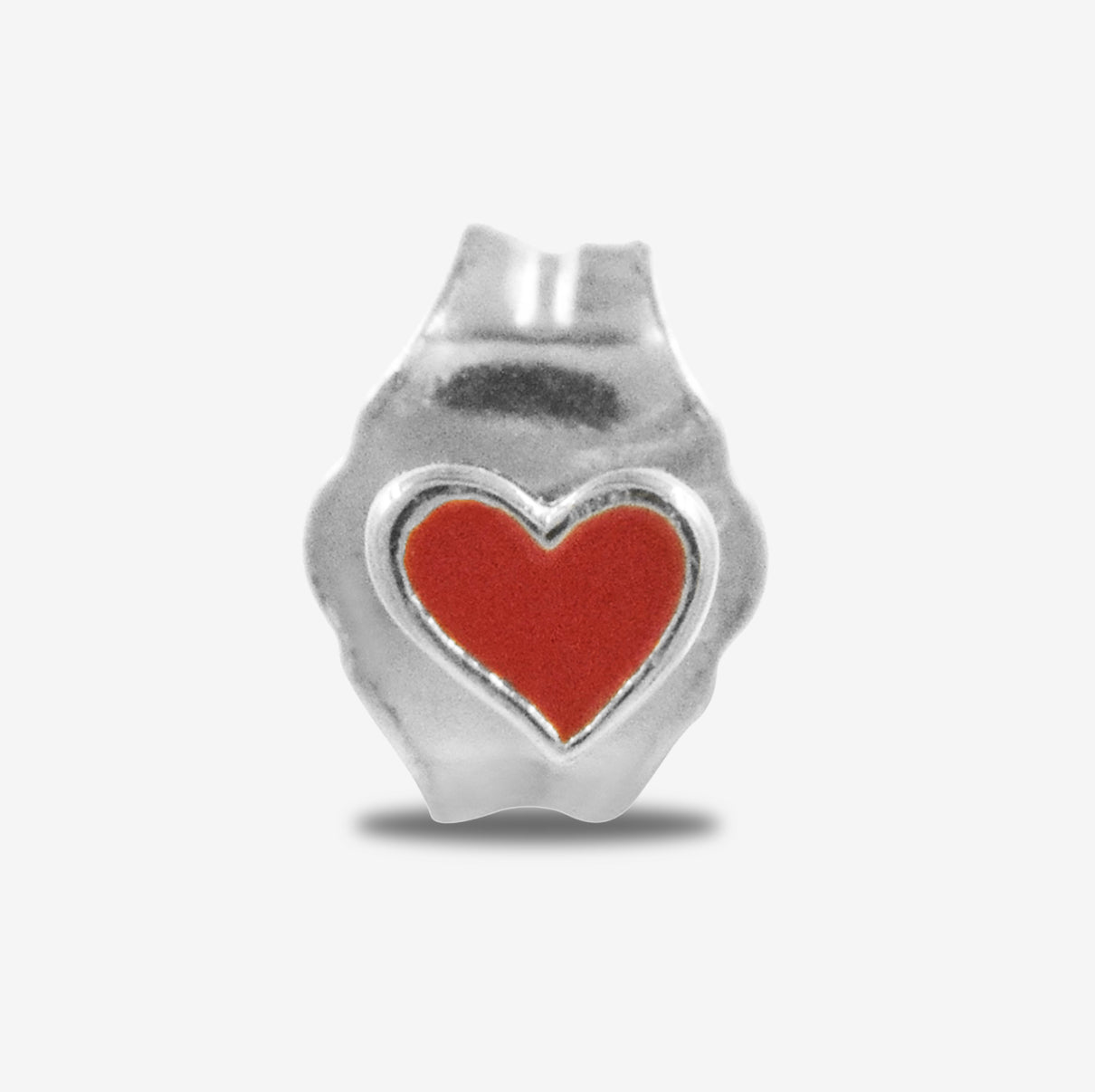 Mini Heart Stud Silver