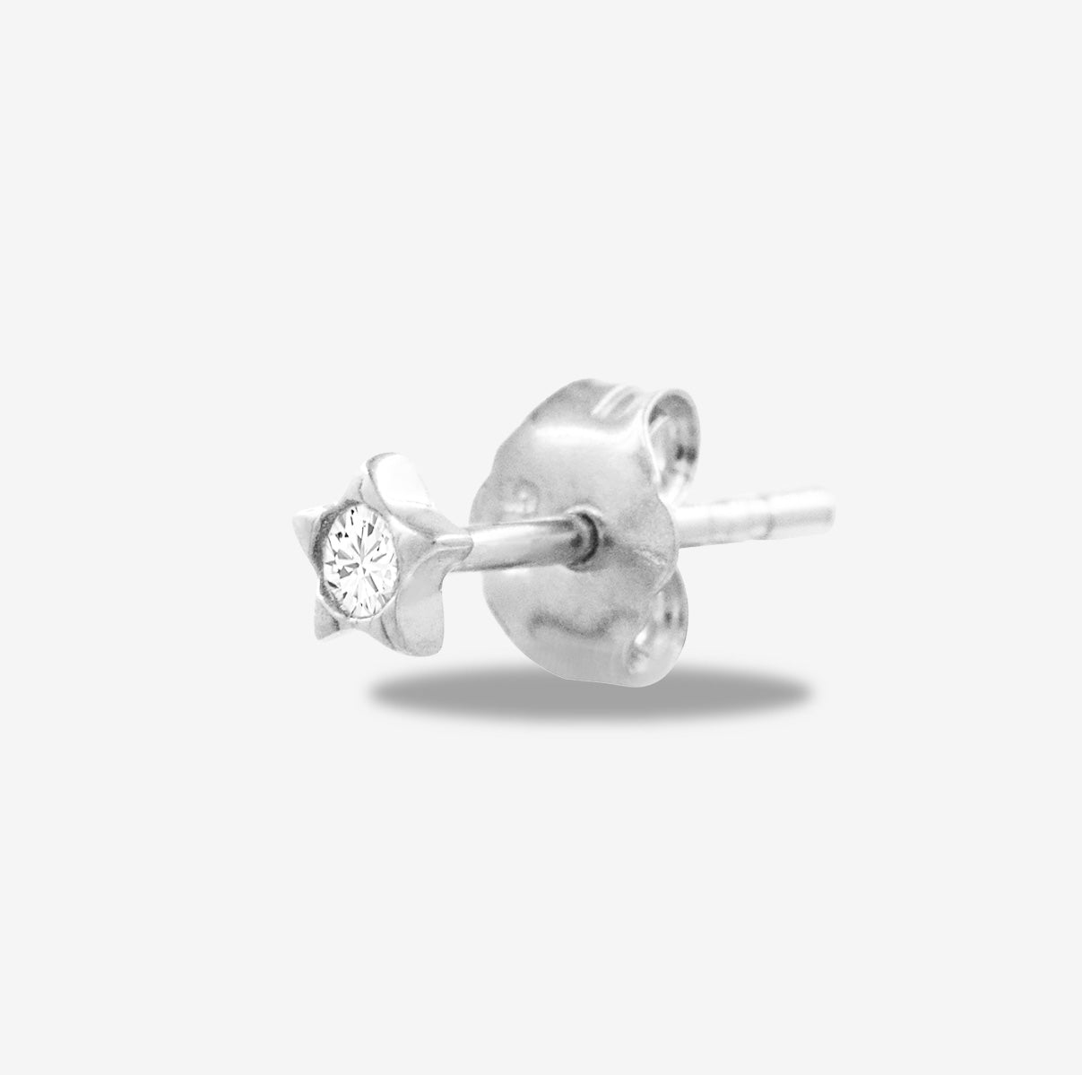 Mini Star Stud Silver