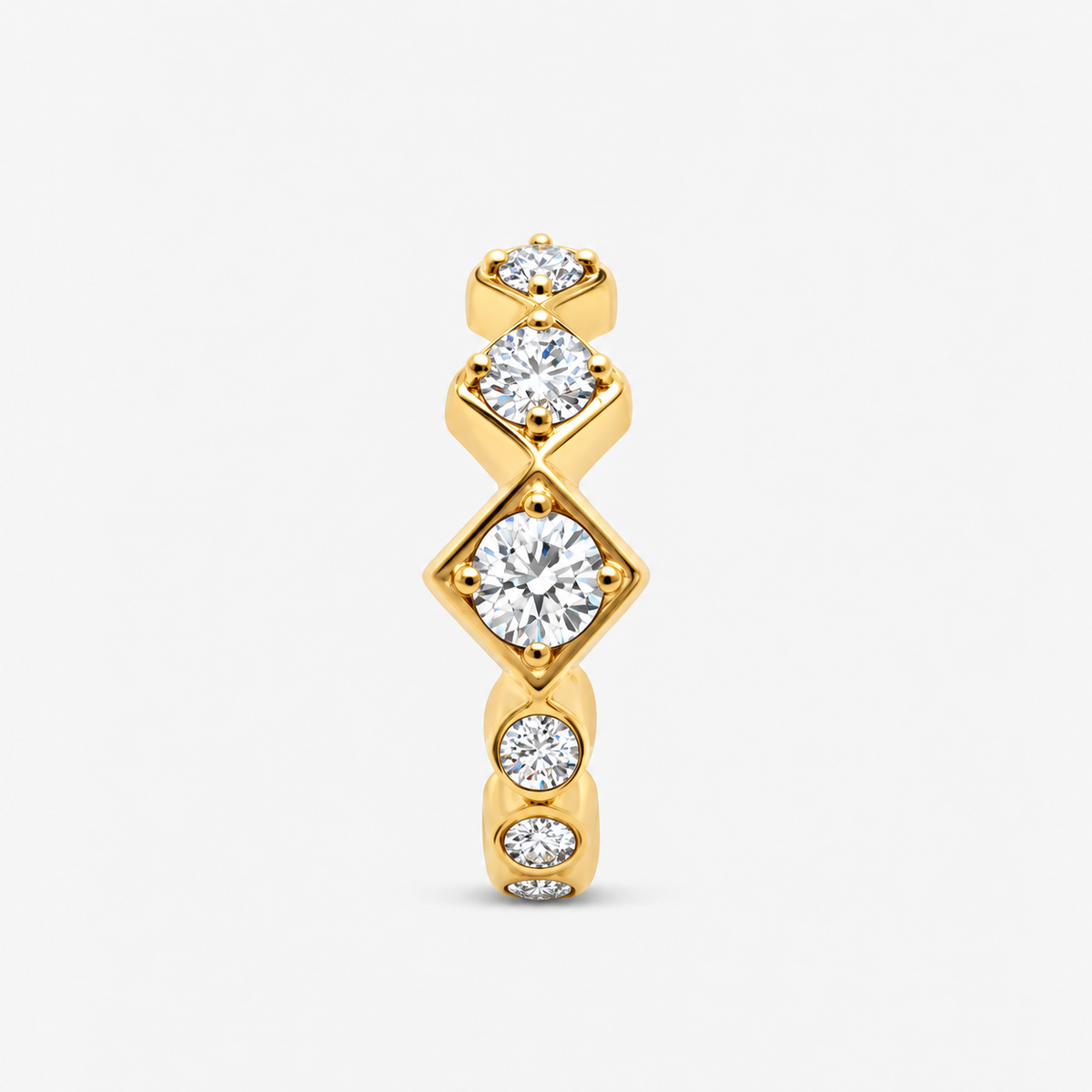 Sparkling Squares Ring