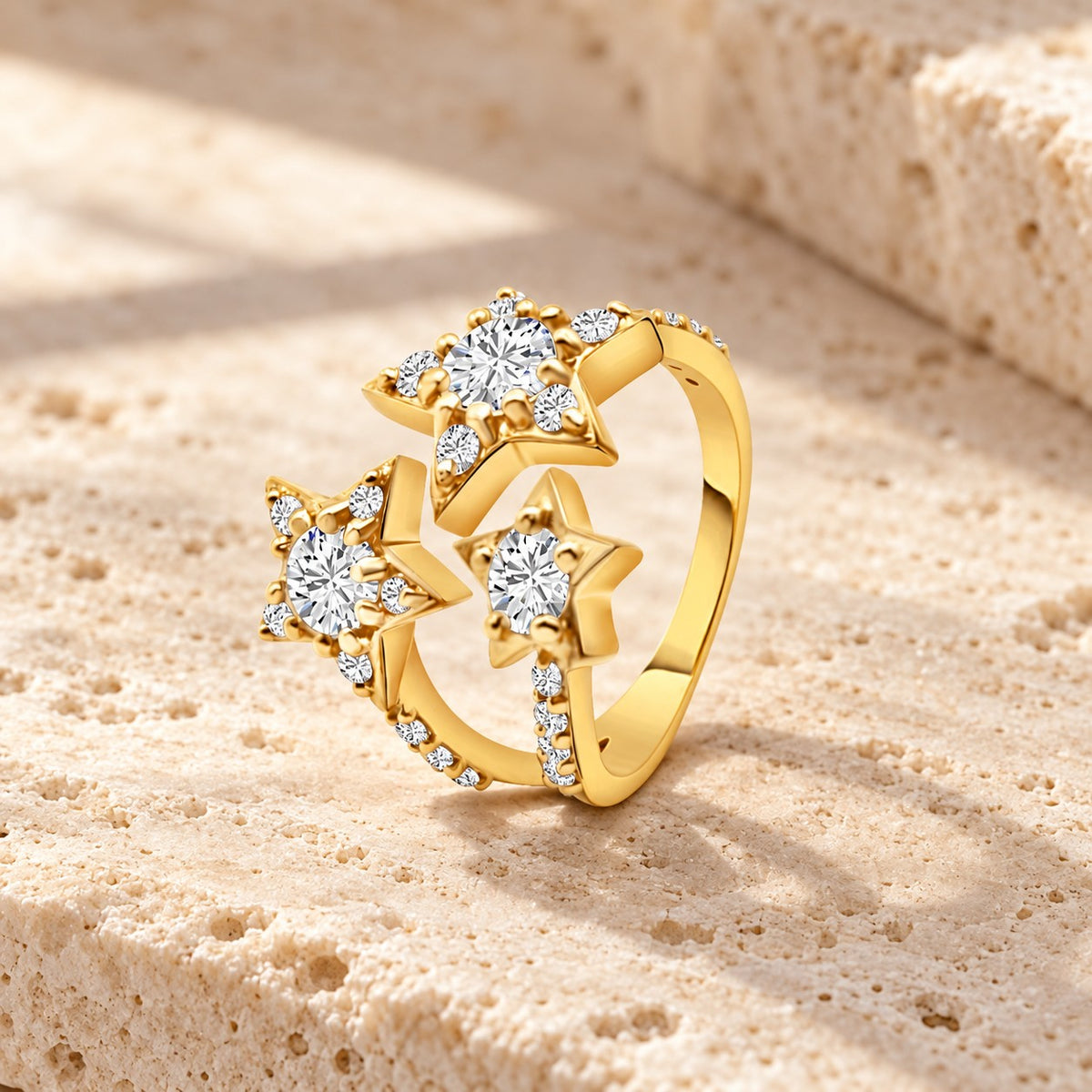 Multi Stjerne Åben Ring